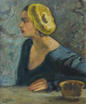 Indian Painting - Amrita Sher Gil Self portrait untitled Indian